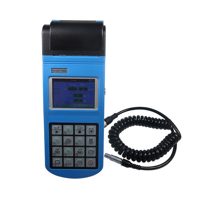 Electric Portable Vibration Meter Including Rms Of Velocity Peak Peak Value Displacement