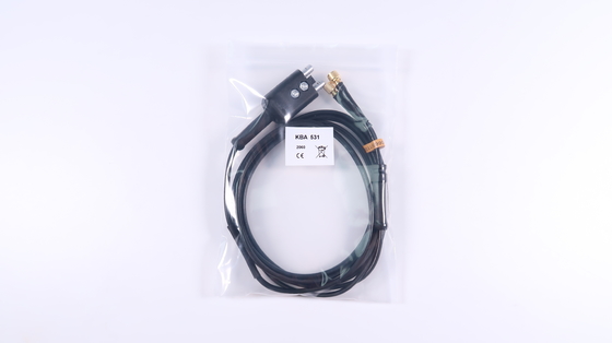 Tmteck Compatible Ge Kba-531 Ultrasonic Cable Compatible With Style Lemo 00 Plug-One Microdot And One Large Microdo