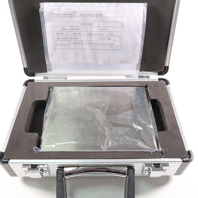 750 Inch ASME Basic Calibration Block 1018 Steel Nickel Plated Test Block