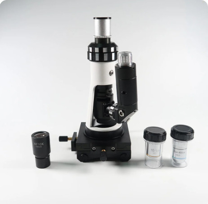 Portable Metallographic Microscope With Magnetic Base Polarizer / Metallographic Specimen Preparation