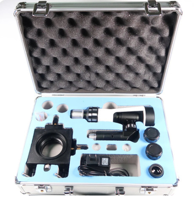 Portable Metallographic Microscope With Magnetic Base Polarizer / Metallographic Specimen Preparation