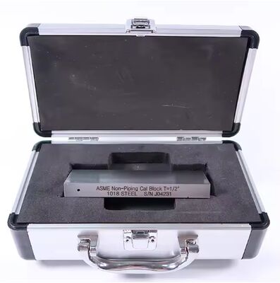 ASME Non-Piping Cal Block T=1/2 Inch ASME TYPE 1018 Steel Calibration Block For UT Shear Wave (1/2 Inch Thickness)