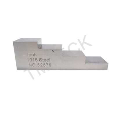 1018 Steel 4 Step Calibration Block with 0.25-0.5-0.75-1.0 Inch Thickness for Ultrasonic Testing