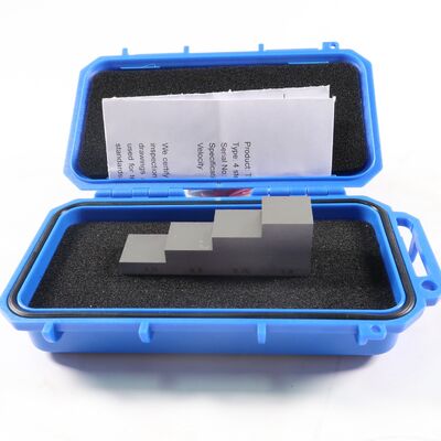 1018 Steel 4 Step Calibration Block with 0.25-0.5-0.75-1.0 Inch Thickness for Ultrasonic Testing