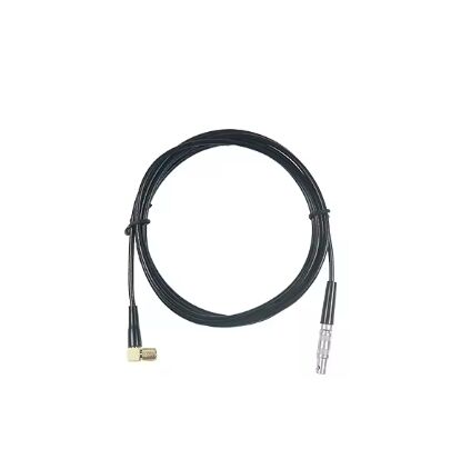 Single UT Connector Cable Compatible With Style Lemo 00 To 90 Degree Microdot Cable For Flaw Detector