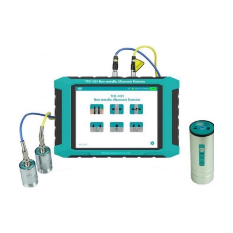 TFD-N91 Non-metallic Ultrasonic Tester with Wireless Cloud Transmission 10.1-inch TFT Color LCD and Built-in Lithium Battery