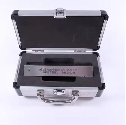 ASME नॉन-पाइपिंग कैल् ब्लॉक T=1 इंच ASME टाइप 1018 स्टील कैलिब्रेशन ब्लॉक यूटी शीयर वेव (1 इंच मोटाई) के लिए
