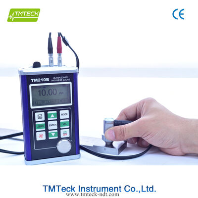 अल्ट्रासोनिक थिकनेस गेज TM210B 0.75mm~300.0mm मापन रेंज 128×64 एलसीडी के साथ